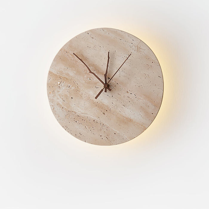 Clock Travertine Wall Lamp - Simprolos