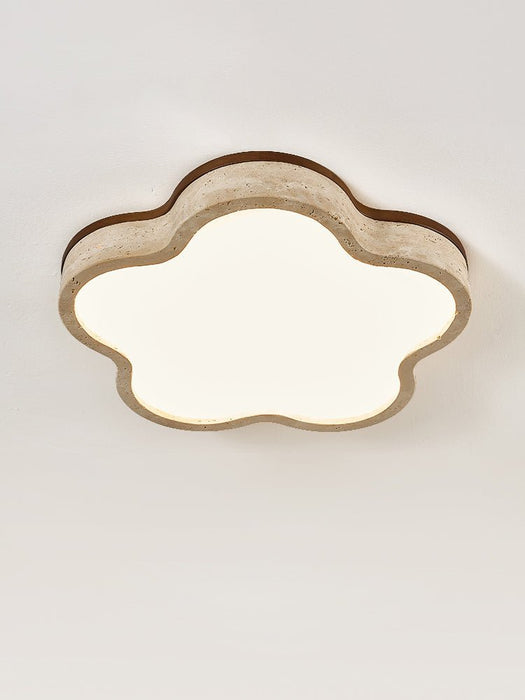 Cloudline Travertine Ceiling Lamp - Simprolos