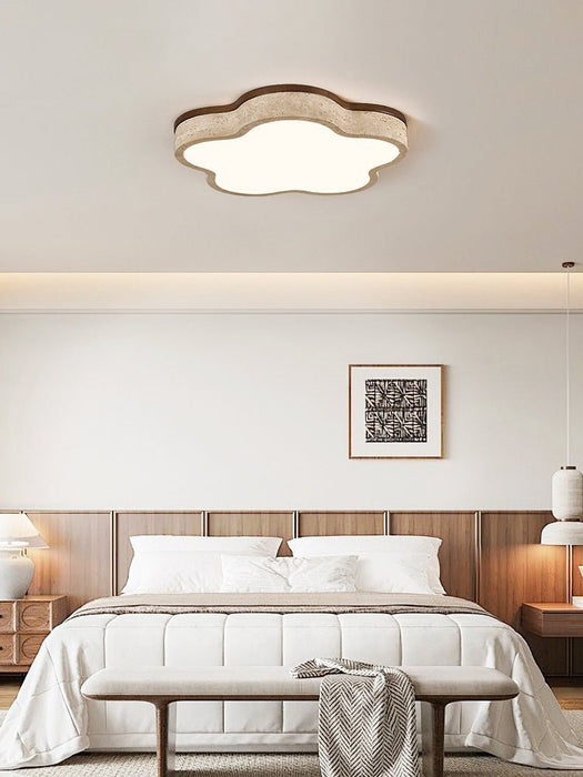 Cloudline Travertine Ceiling Lamp - Simprolos