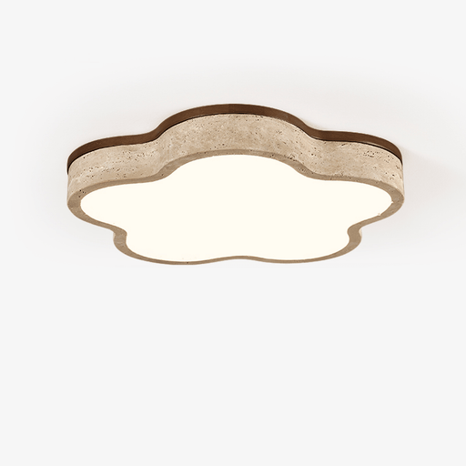Cloudline Travertine Ceiling Lamp - Simprolos