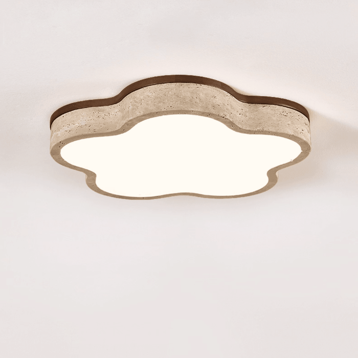 Cloudline Travertine Ceiling Lamp - Simprolos