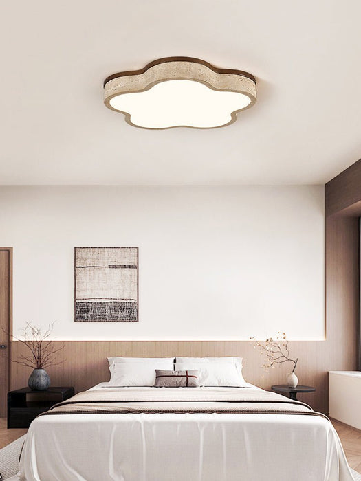 Cloudline Travertine Ceiling Lamp - Simprolos