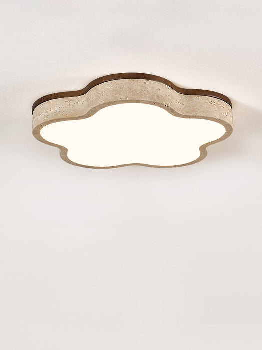 Cloudline Travertine Ceiling Lamp - Simprolos