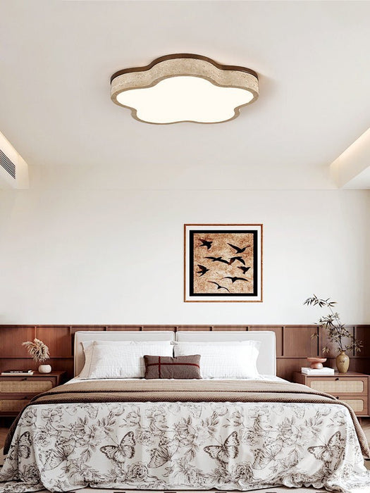Cloudline Travertine Ceiling Lamp - Simprolos
