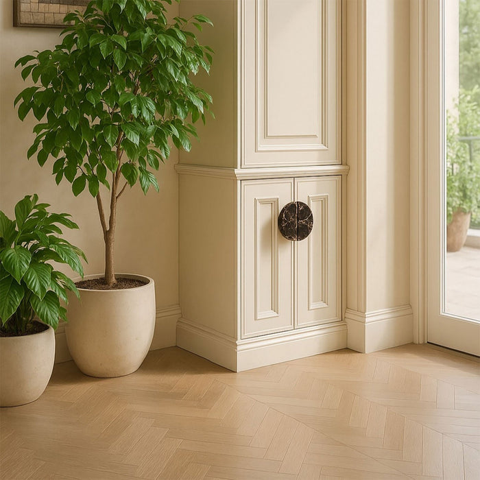 Coffee Marble Door Handle - Simprolos
