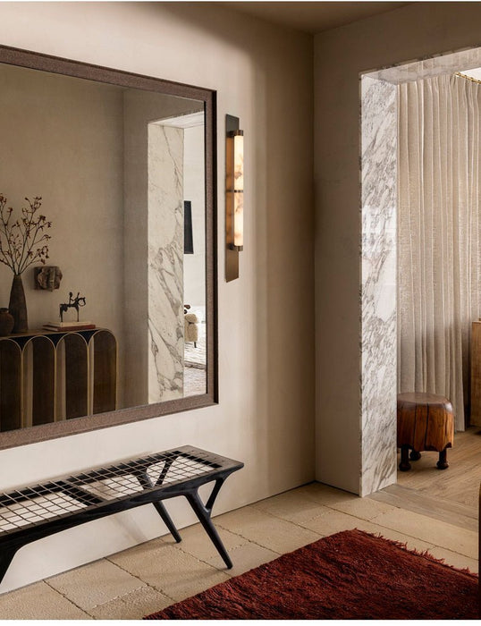 Columnar Alabaster Sconce - Simprolos