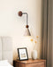 Cone Wood Bead Wall Sconce - Simprolos