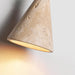 Cone Wood Bead Wall Sconce - Simprolos