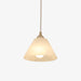 Conical Alabaster Brass Pendant Lamp - Simprolos