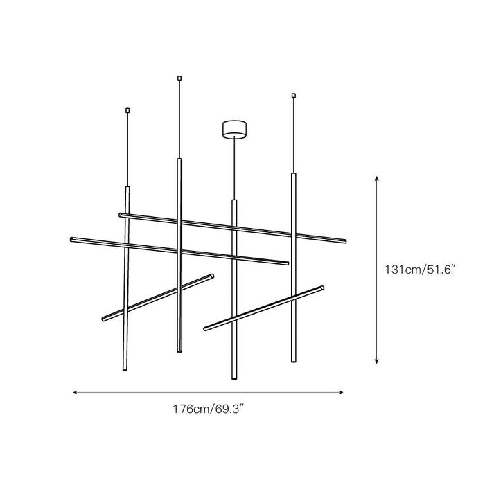 Coordinates Chandelier - Simprolos