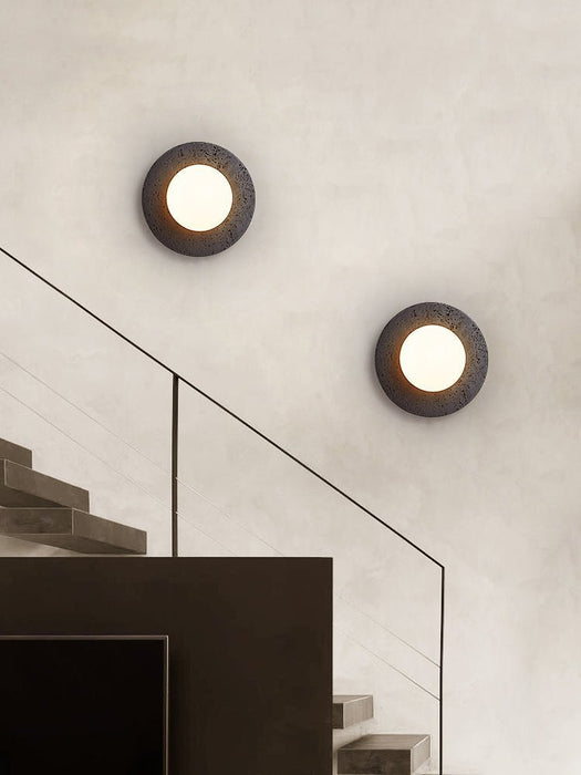 Crater Backlit Wall Sconce - Simprolos