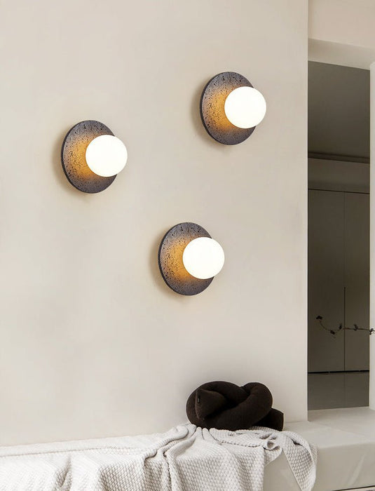 Crater Backlit Wall Sconce - Simprolos
