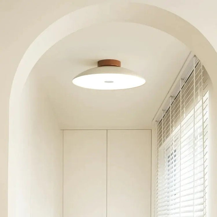 Cream Retro Iron Aisle Ceiling Lamp - Simprolos