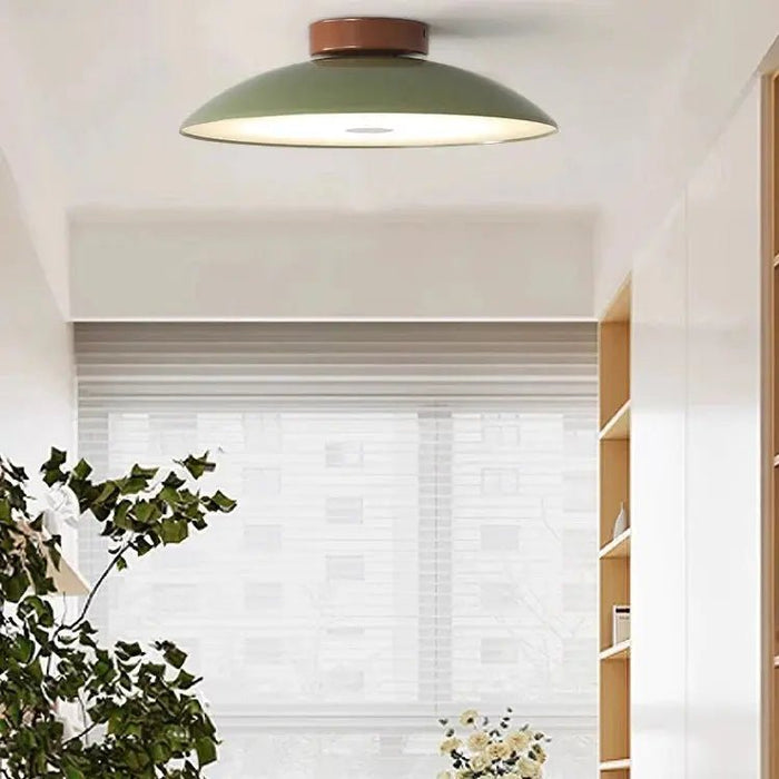 Cream Retro Iron Aisle Ceiling Lamp - Simprolos