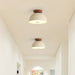 Cream Retro Iron Aisle Ceiling Lamp - Simprolos
