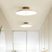 Cream Retro Iron Aisle Ceiling Lamp - Simprolos