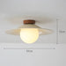 Cream Retro Iron Aisle Ceiling Lamp - Simprolos