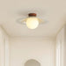 Cream Retro Iron Aisle Ceiling Lamp - Simprolos
