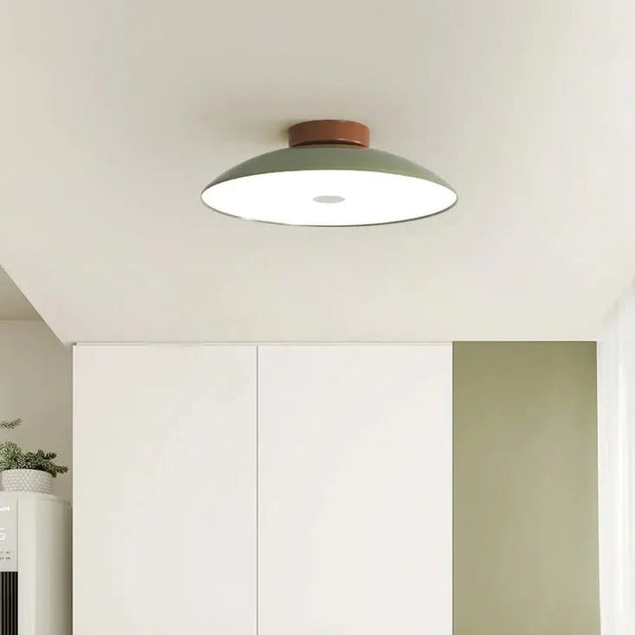 Cream Retro Iron Aisle Ceiling Lamp - Simprolos