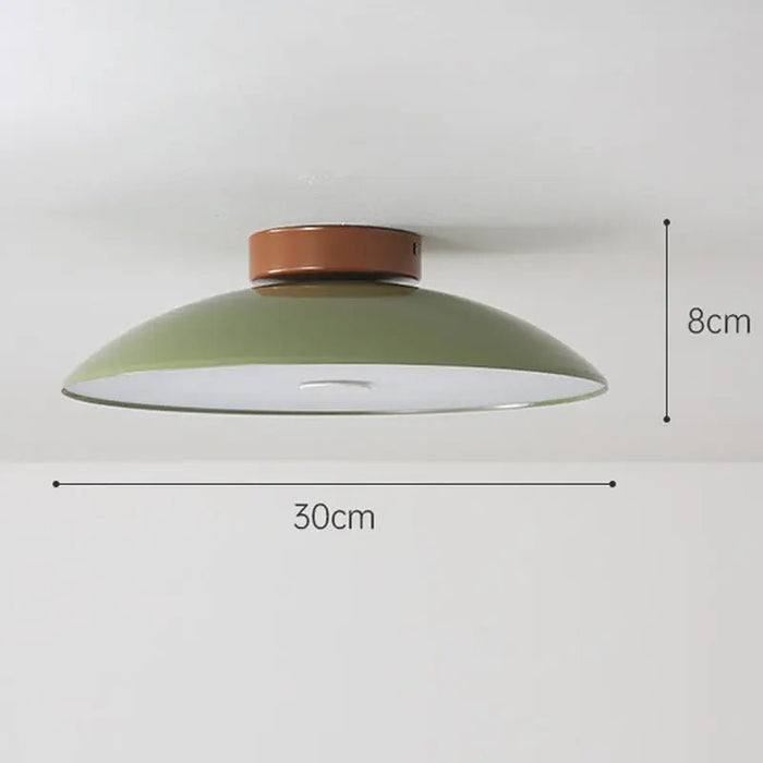 Cream Retro Iron Aisle Ceiling Lamp - Simprolos