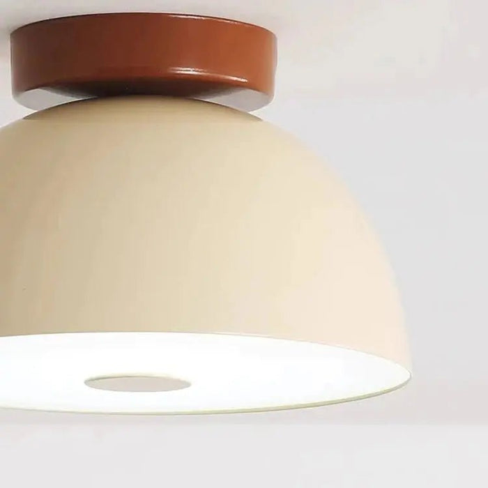 Cream Retro Iron Aisle Ceiling Lamp - Simprolos