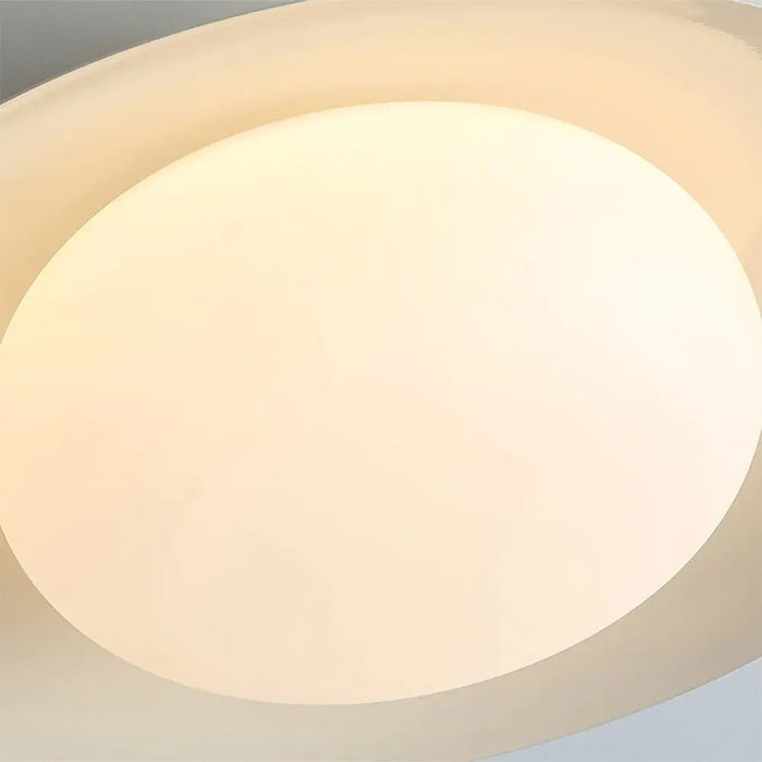 Cream Round White Ceiling Light - Simprolos