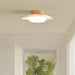 Cream Round White Ceiling Light - Simprolos