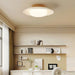 Cream Round White Ceiling Light - Simprolos