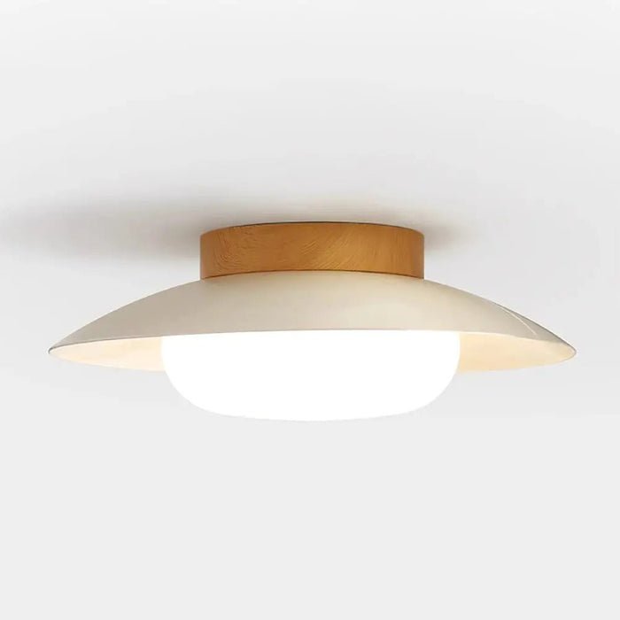 Cream Round White Ceiling Light - Simprolos