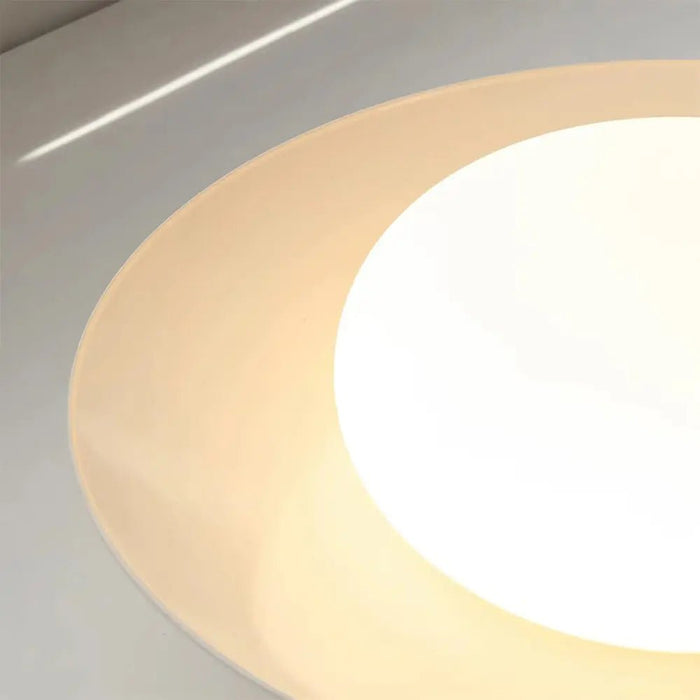 Cream Round White Ceiling Light - Simprolos