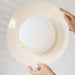 Cream Round White Ceiling Light - Simprolos