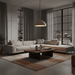 Crescent Glow Pendant Lamp - Simprolos