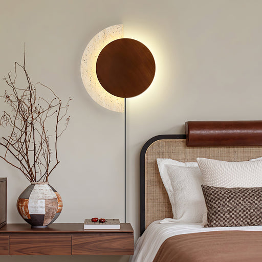 Crescent Halo Plug - in Wall Sconce - Simprolos