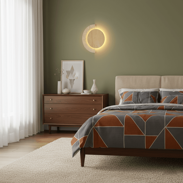 Crescent Halo Wall Sconce - Simprolos