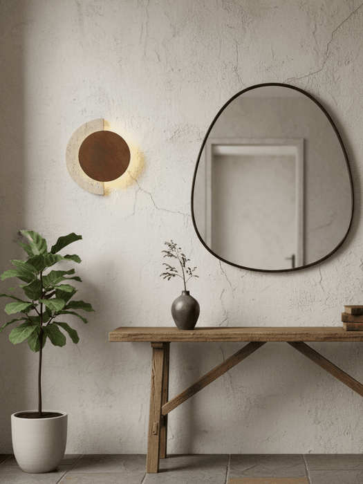 Crescent Halo Wall Sconce - Simprolos