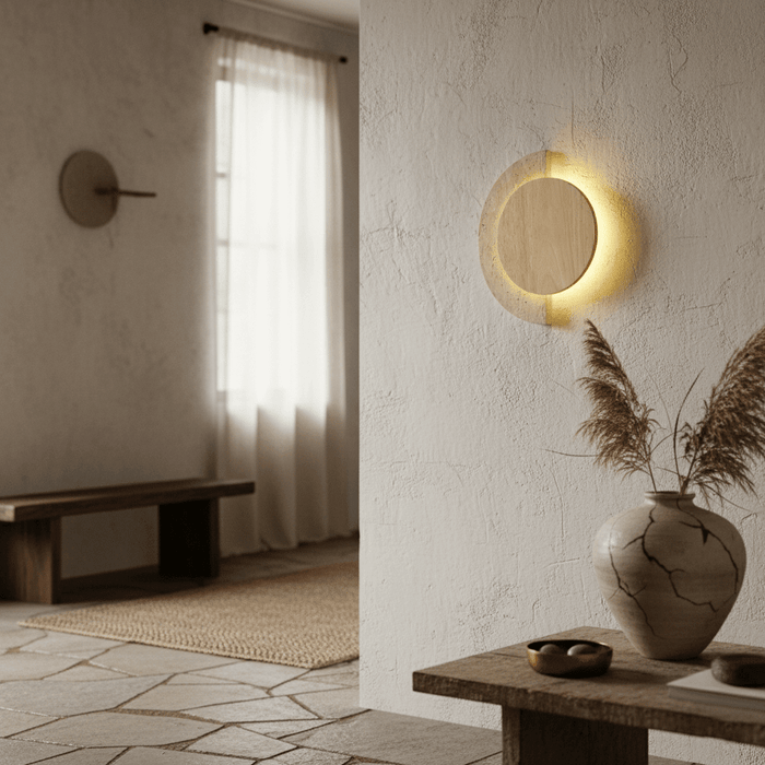Crescent Halo Wall Sconce - Simprolos