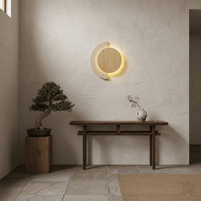 Crescent Halo Wall Sconce - Simprolos