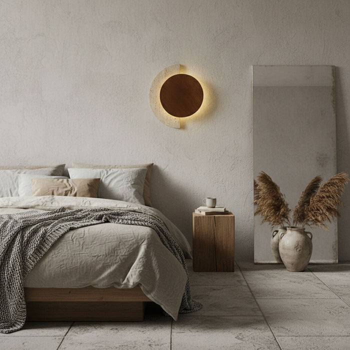 Crescent Halo Wall Sconce - Simprolos