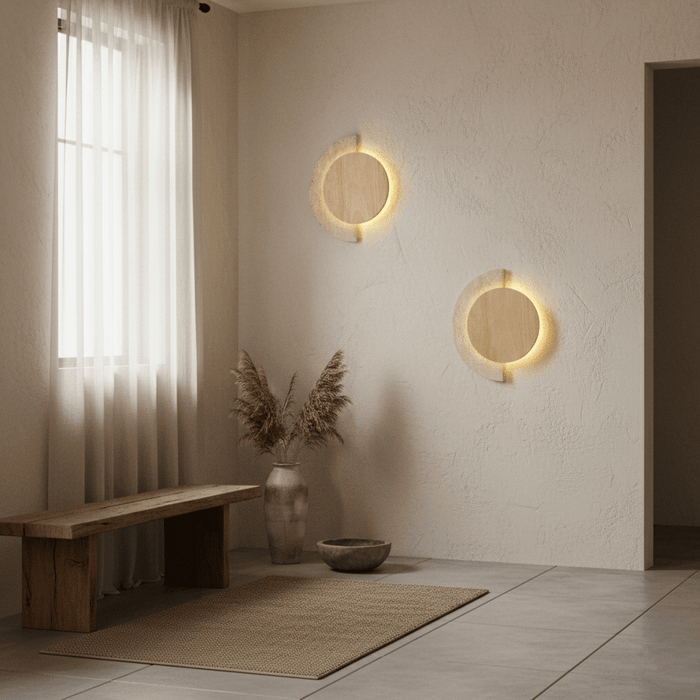 Crescent Halo Wall Sconce - Simprolos