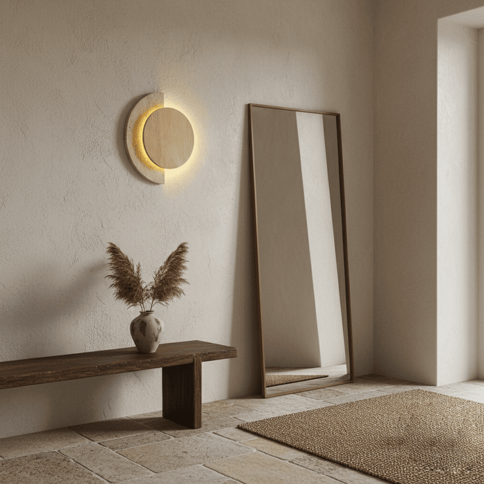 Crescent Halo Wall Sconce - Simprolos