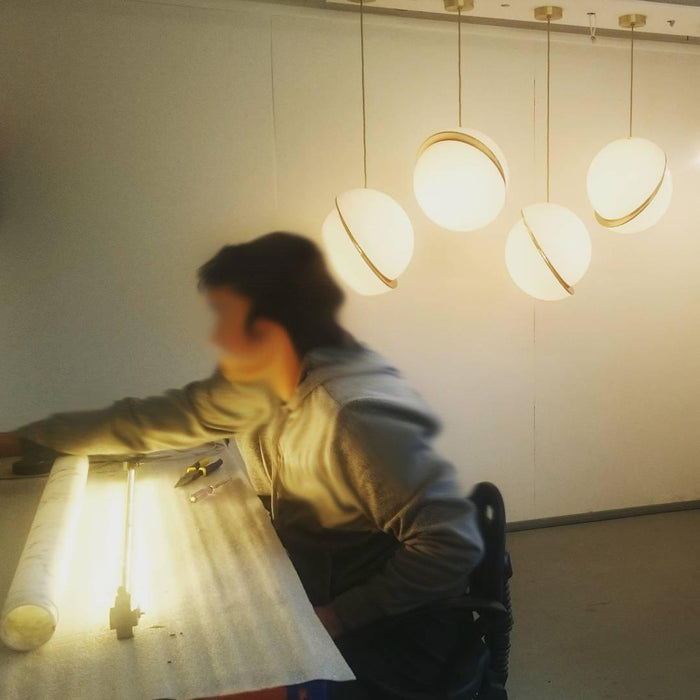 Crescent Pendant Lamp - Simprolos