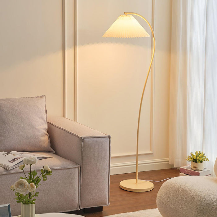 Crescini Pleated Floor Lamp Simprolos