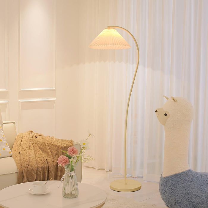 Crescini Pleated Floor Lamp Simprolos
