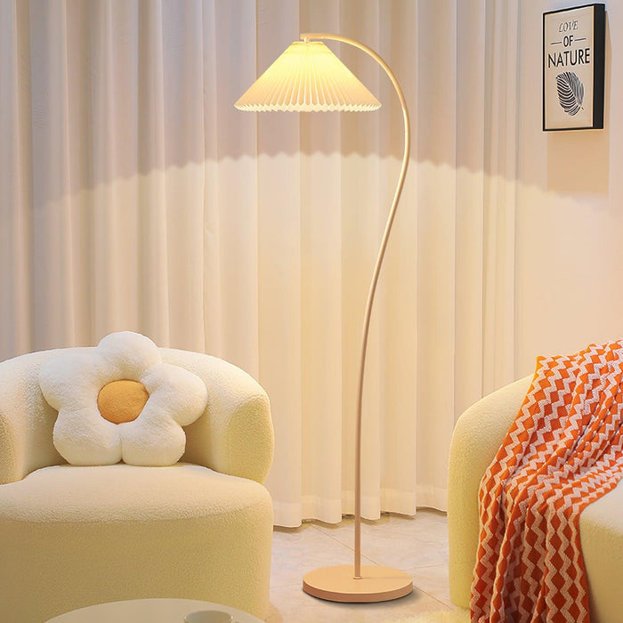 Crescini Pleated Floor Lamp Simprolos