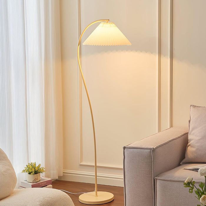 Crescini Pleated Floor Lamp Simprolos