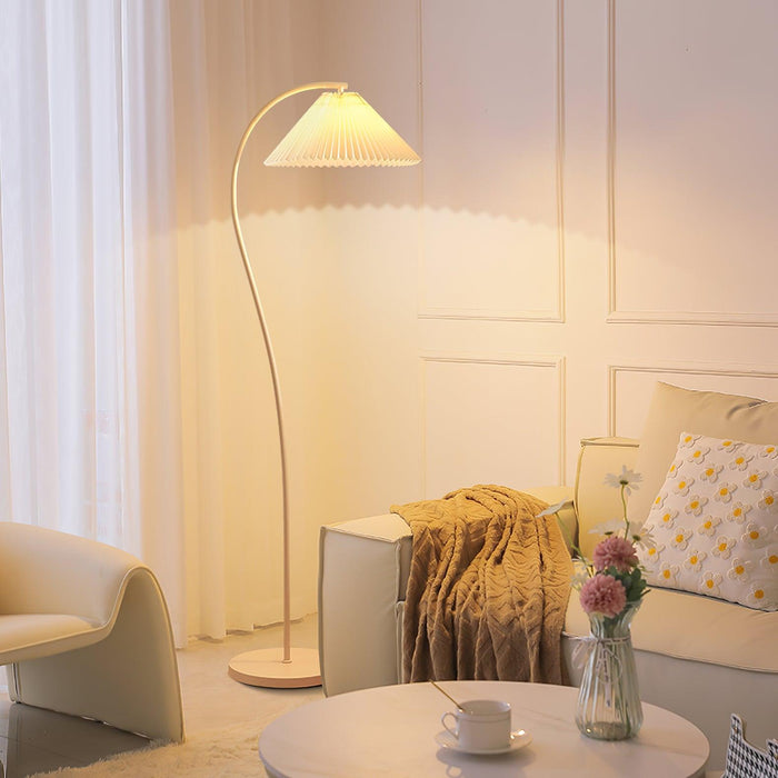 Crescini Pleated Floor Lamp Simprolos