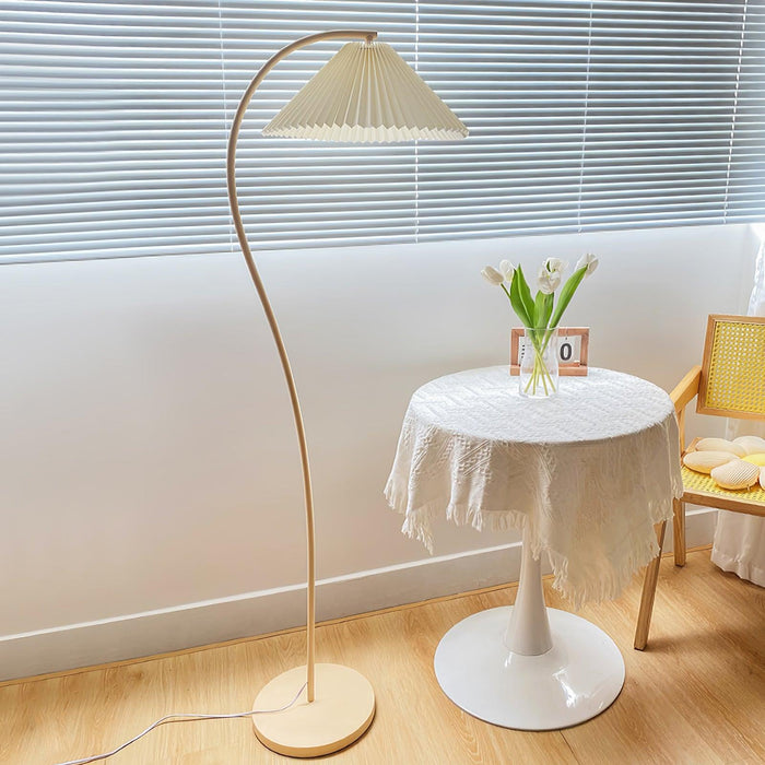 Crescini Pleated Floor Lamp Simprolos