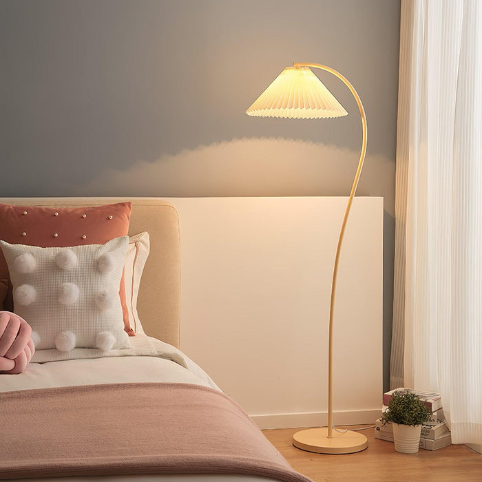 Crescini Pleated Floor Lamp Simprolos