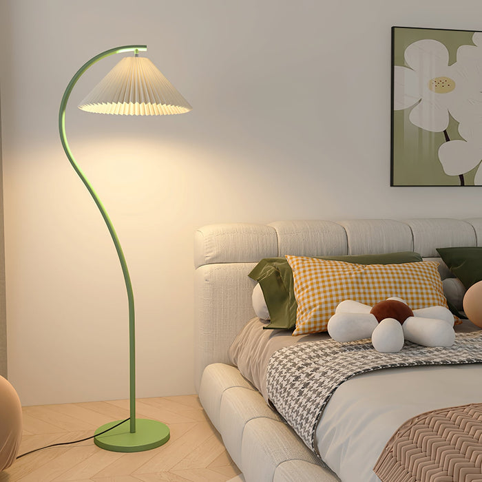 Crescini Pleated Floor Lamp Simprolos