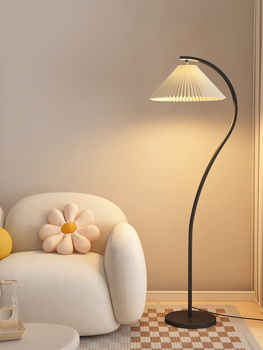 Crescini Pleated Floor Lamp Simprolos